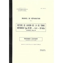 MANUEL DE REPARATION DE LA VOITURE DE LIAISON DE 1/4 TONNE TYPE M201